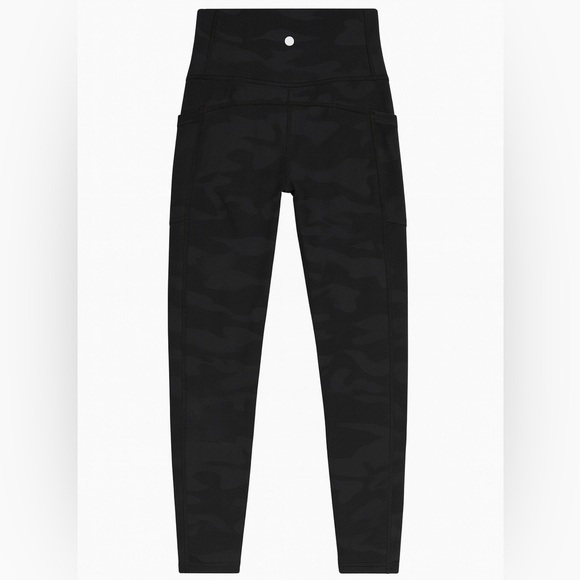 Yogalicious Lux Black Camo High Waist 7/8 Leggings with Pockets Yoga Size XS - Picture 5 of 6